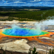 Grand Prismatic Spring on Yellowstone Lower Loop Tour from Jackson Hole or Big Sky - Backcountry Safaris