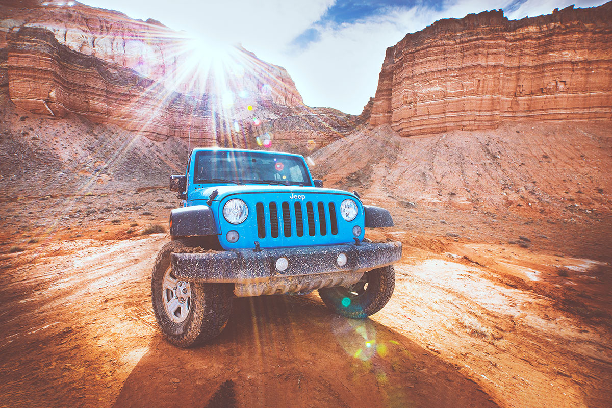 Jeep Touring Cathedral Valley in Capitol Reef National Park, Utah - Backcountry Safaris