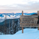 the Jackson Hole welcome sign atop Teton Pass